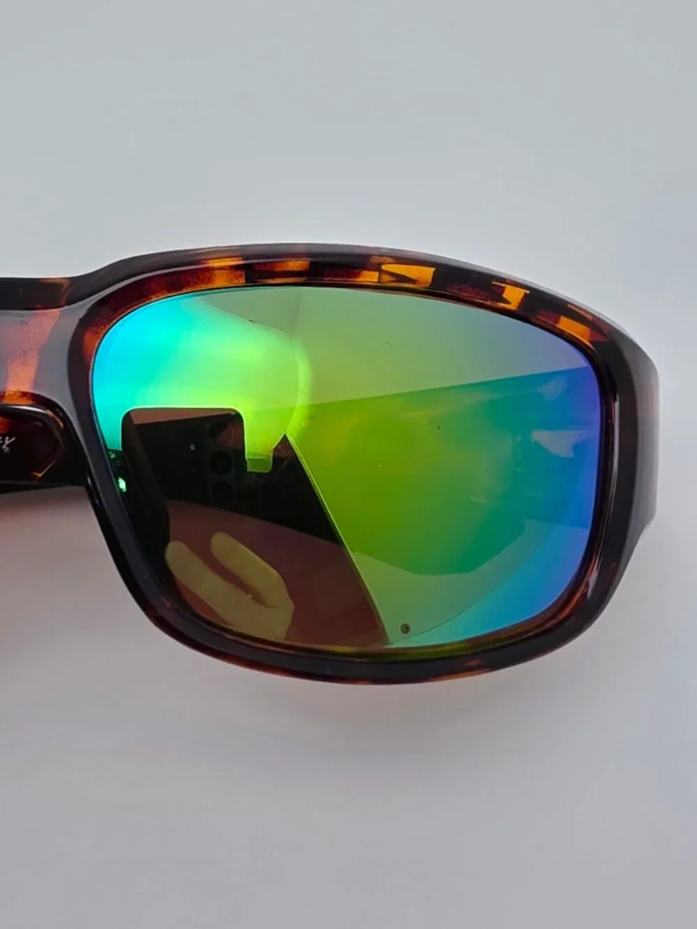 Bimini Bay T-BB4AG Tortoise Frame Polarized Green Mirror Lens Fishing Sunglasses